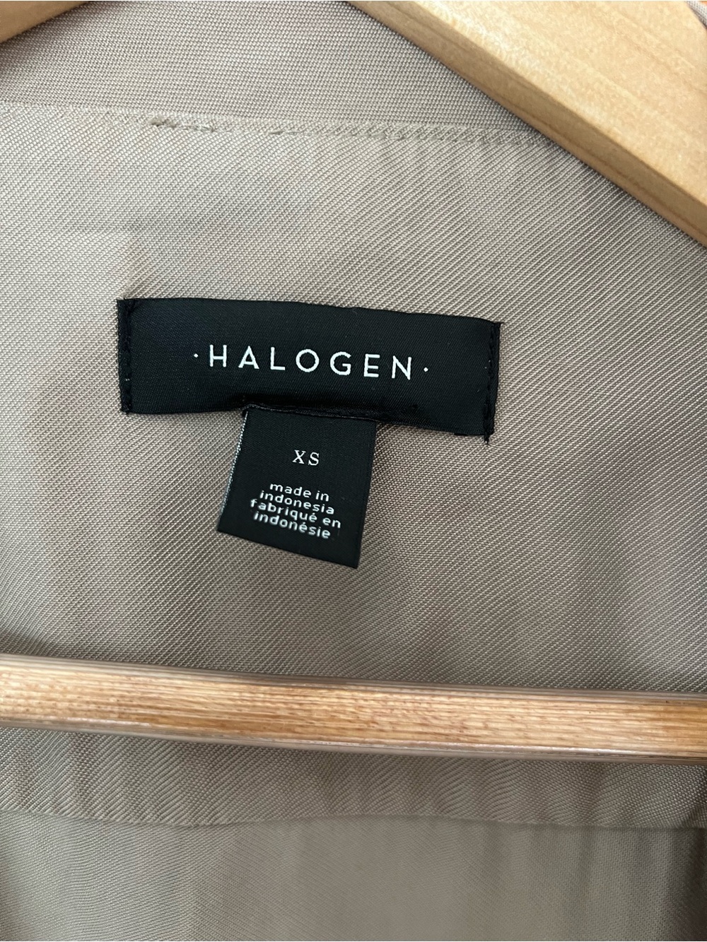 Halogen Taupe Utility Drawstring Jacket - Picture 2 of 5